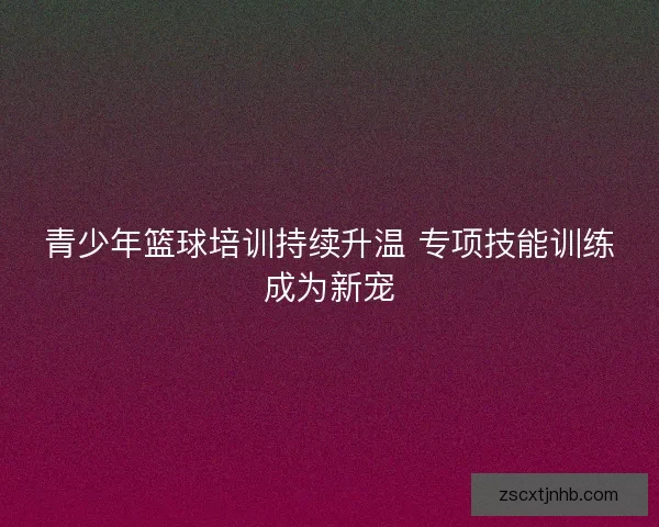 青少年篮球培训持续升温 专项技能训练成为新宠